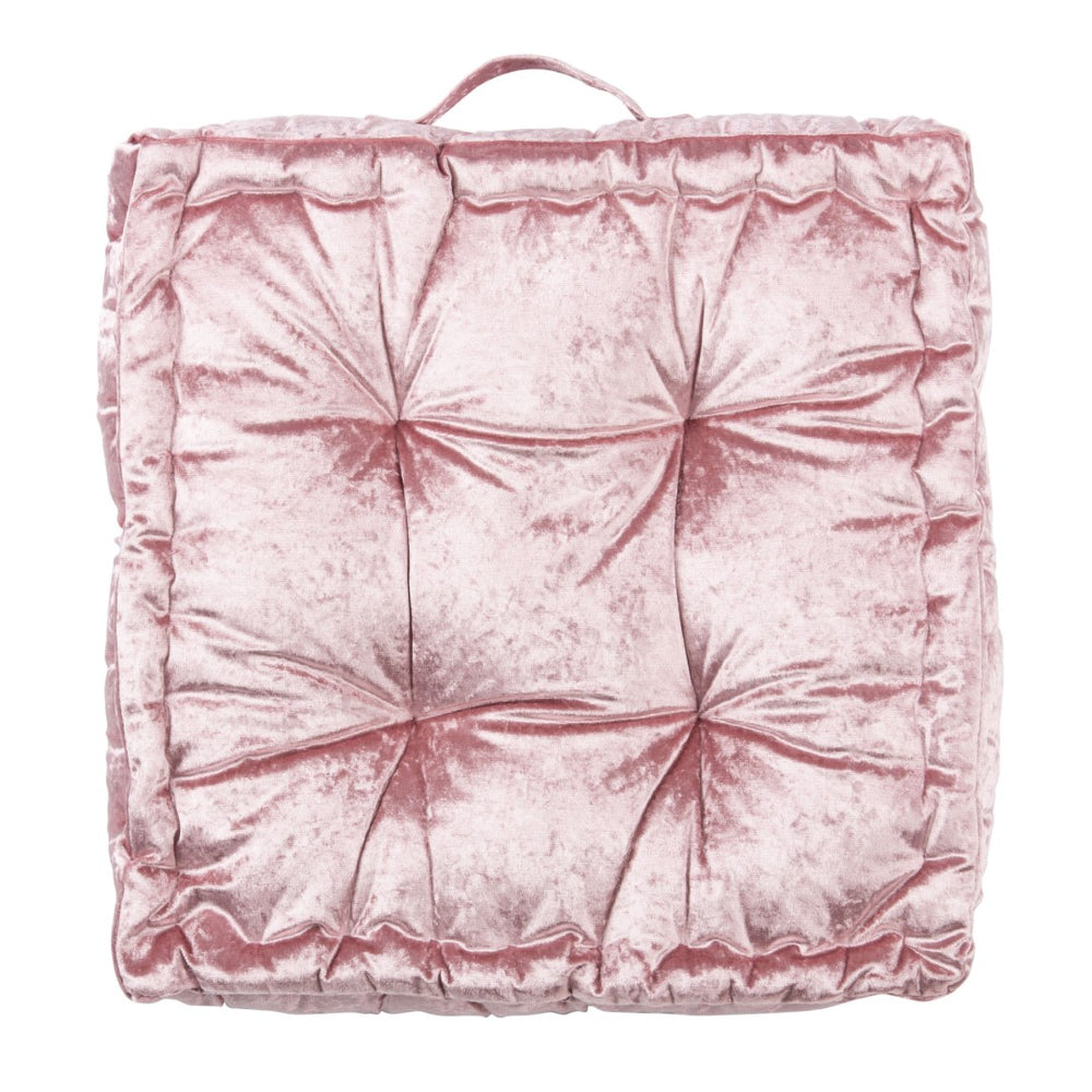 Safavieh BELIA Floor Pillow - Casual Comfort and Contemporary Style for Versatile Home Lounging and Seating Blush FLP1001B
