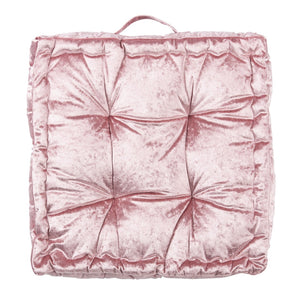 Safavieh BELIA Floor Pillow - Casual Comfort and Contemporary Style for Versatile Home Lounging and Seating Blush FLP1001B