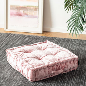 Safavieh BELIA Floor Pillow - Casual Comfort and Contemporary Style for Versatile Home Lounging and Seating Blush FLP1001B