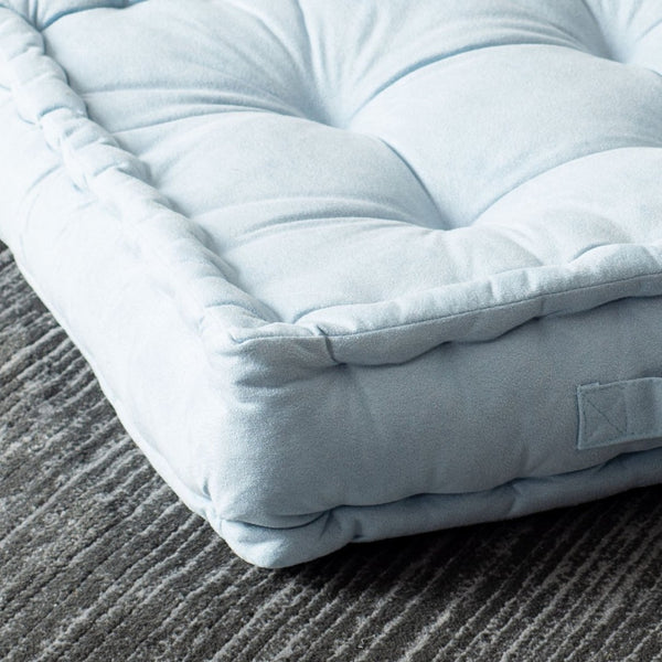 Safavieh GARDENIA Floor Pillow – Cozy, Stylish Cushion for Relaxed Seating in Living Rooms, Patios, and More Blue FLP1002A