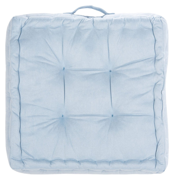 Safavieh GARDENIA Floor Pillow – Cozy, Stylish Cushion for Relaxed Seating in Living Rooms, Patios, and More Blue FLP1002A
