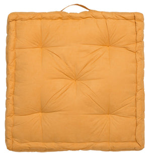 Safavieh GARDENIA Floor Pillow – Cozy, Stylish Cushion for Relaxed Seating in Living Rooms, Patios, and More Ginger / - FLP1002C