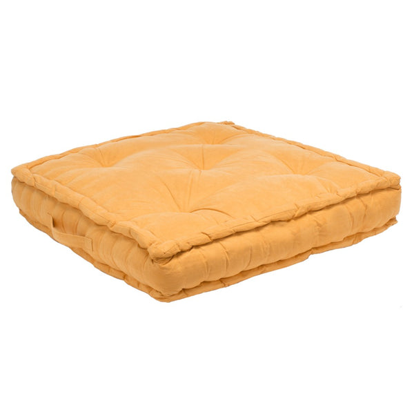 Safavieh GARDENIA Floor Pillow – Cozy, Stylish Cushion for Relaxed Seating in Living Rooms, Patios, and More Ginger / - FLP1002C