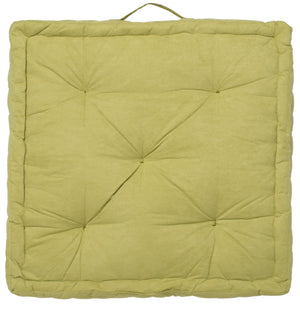 Safavieh GARDENIA Floor Pillow – Cozy, Stylish Cushion for Relaxed Seating in Living Rooms, Patios, and More Light Green FLP1002F