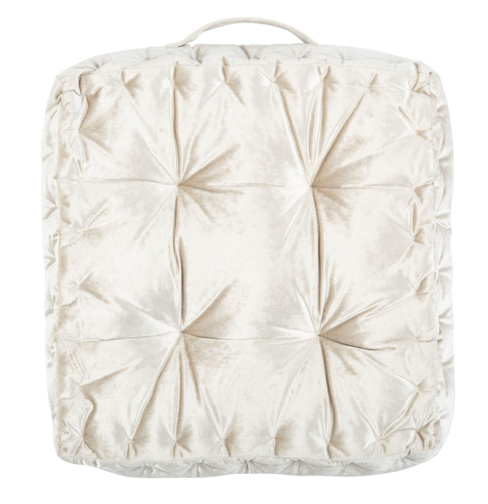Safavieh PEONY Floor Pillow - Dazzling White Cushion for Meditation, Reading, and Stylish Home Décor Accent FLP1003A