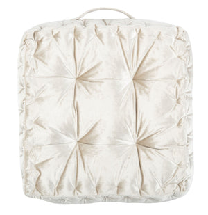Safavieh PEONY Floor Pillow - Dazzling White Cushion for Meditation, Reading, and Stylish Home Décor Accent FLP1003A