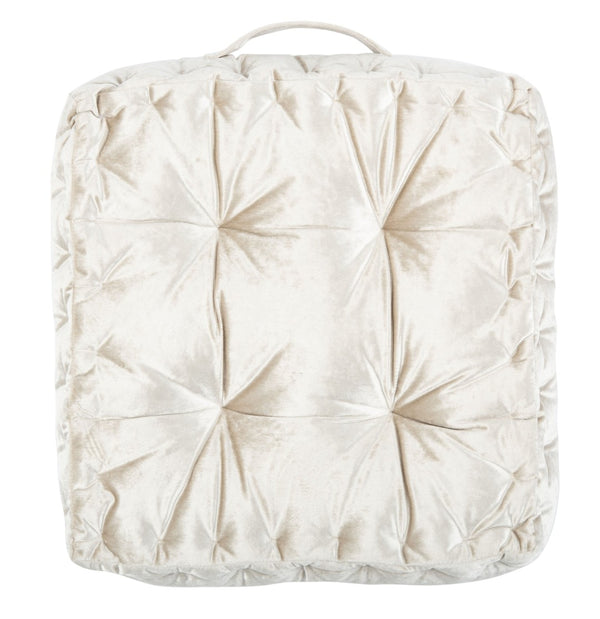 Safavieh PEONY Floor Pillow - Dazzling White Cushion for Meditation, Reading, and Stylish Home Décor Accent FLP1003A