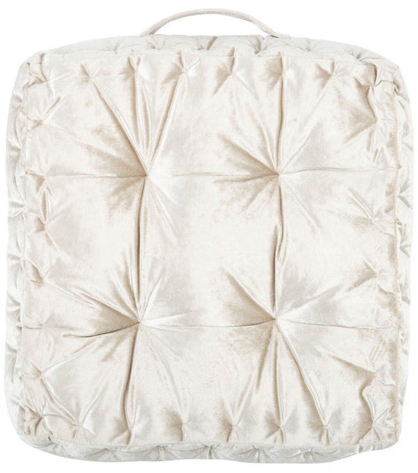 Safavieh PEONY Floor Pillow - Dazzling White Cushion for Meditation, Reading, and Stylish Home Décor Accent FLP1003A