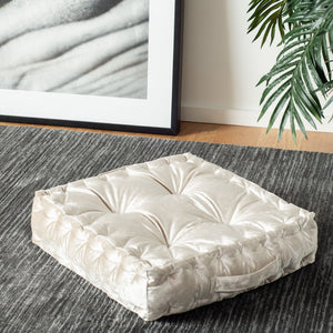 Safavieh PEONY Floor Pillow - Dazzling White Cushion for Meditation, Reading, and Stylish Home Décor Accent FLP1003A
