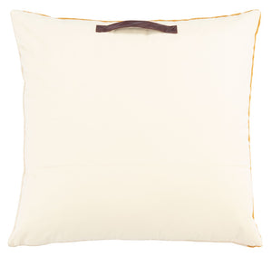 Safavieh NYSSA Floor Pillow - Stylish Beige & Mustard Cushion for Cozy Seating, Relaxation, and Home Decor FLP3005A
