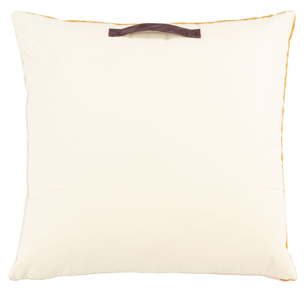 Safavieh NYSSA Floor Pillow - Stylish Beige & Mustard Cushion for Cozy Seating, Relaxation, and Home Decor FLP3005A