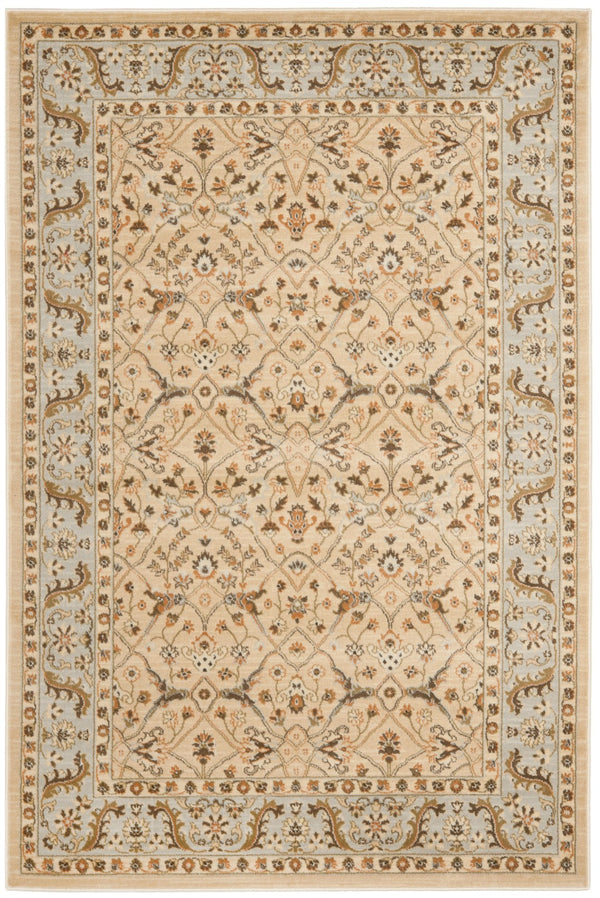 Safavieh Florenteen Elegant Area Rug For Hallways – Timeless Design, High-quality Durability, Eco-friendly Brown ,Ivory Polypropelene Pile Flr126-2512-28