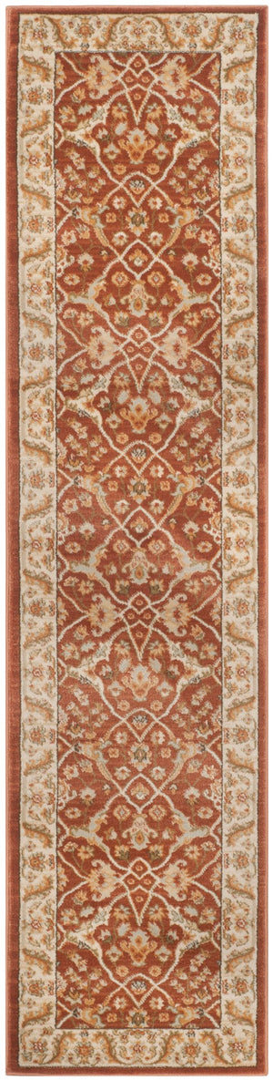 Safavieh Florenteen Elegant Area Rug For Hallways – Timeless Design, High-quality Durability, Eco-friendly Brown ,Ivory Polypropelene Pile Flr126-2512-28
