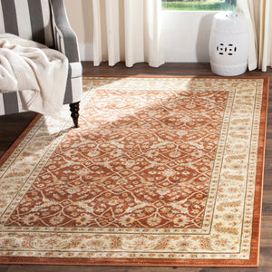Safavieh Florenteen Elegant Area Rug For Hallways – Timeless Design, High-quality Durability, Eco-friendly Brown ,Ivory Polypropelene Pile Flr126-2512-28