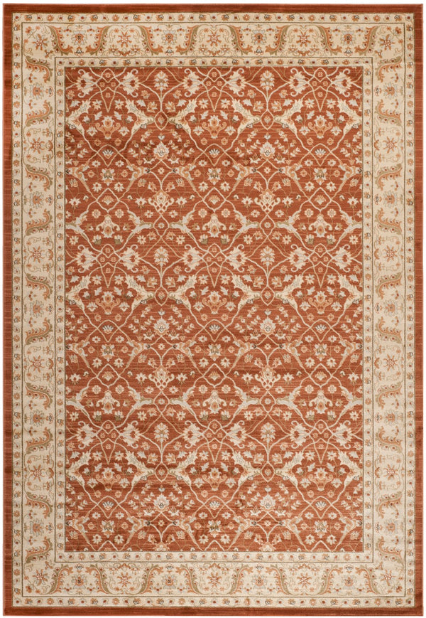 Safavieh Florenteen Elegant Area Rug For Hallways – Timeless Design, High-quality Durability, Eco-friendly Brown ,Ivory Polypropelene Pile Flr126-2512-28