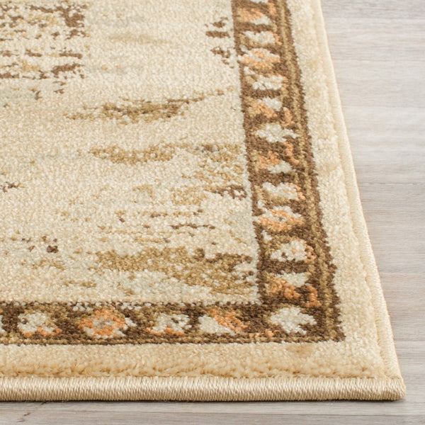 Safavieh Florenteen 128 Power Loomed Rug Ivory / Brown 2' x 8'