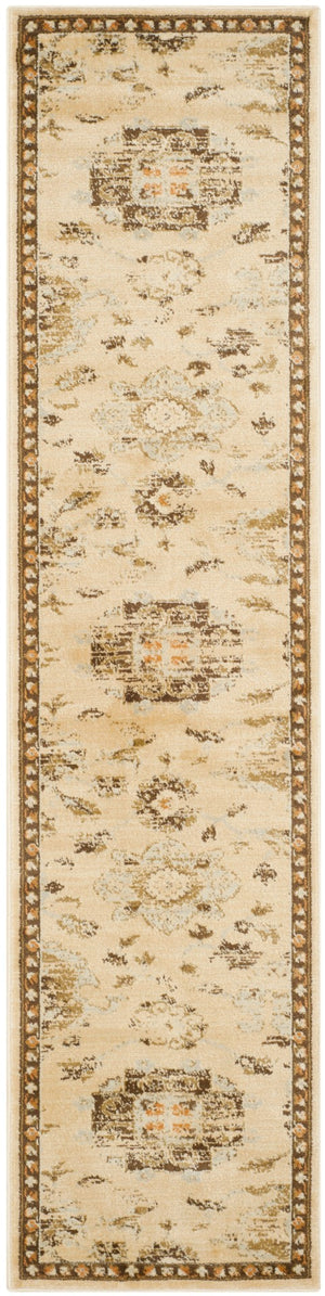 Safavieh Florenteen 128 Power Loomed Rug Ivory / Brown 2' x 8'