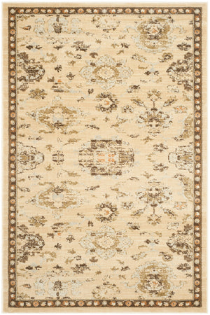 Safavieh Florenteen 128 Power Loomed  Rug Ivory / Brown FLR128-1225-4
