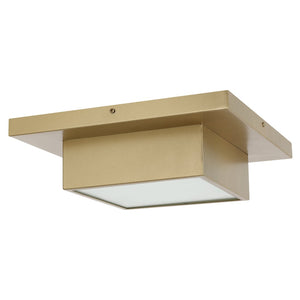 Safavieh KYLIN, 2-Light Flush Mount, 15-Inch Gold Metal Fixture for Elegant Illumination in Small Spaces FLU4067A