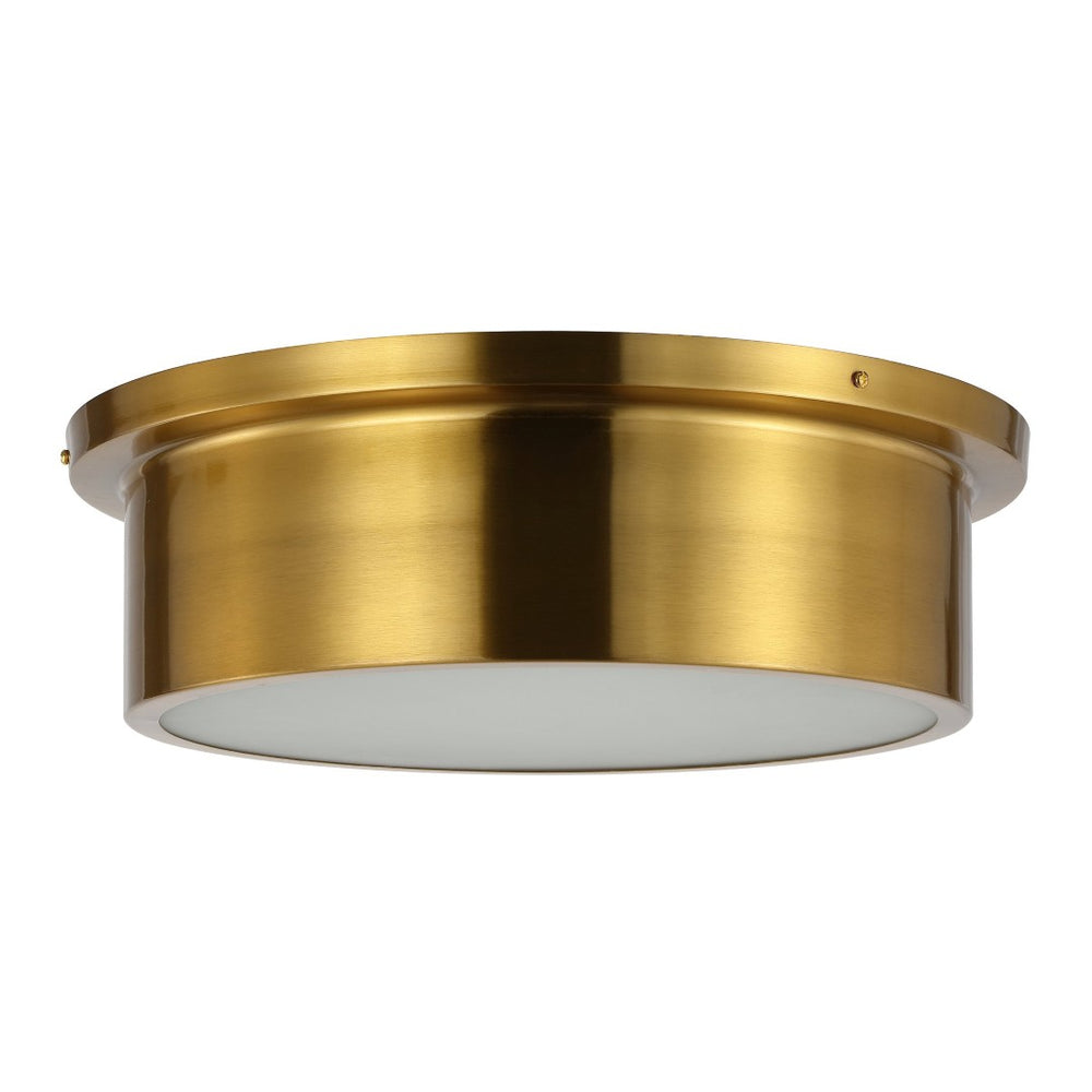 Safavieh REYNA, 3-Light Flush Mount Light Fixture in Brass – Elegant, Durable Design for Any Room FLU4091A