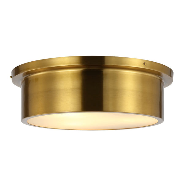 Safavieh REYNA, 3-Light Flush Mount Light Fixture in Brass – Elegant, Durable Design for Any Room FLU4091A