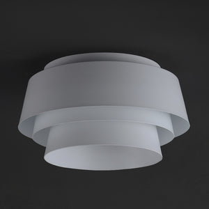 Safavieh Soraya, 3 Light, 14 Inch, White, Iron Flush Mount FLU4111B