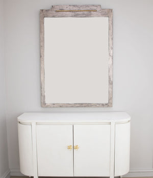 Zeugma Fm188 Elegant Large Mirror With Decorative Gold Accents, Perfect For Traditional Home Decor Showcase Distressed Champagne Finish,Brown With Gold Leaf Wood And Mirror Fm188 Champagne And Gold