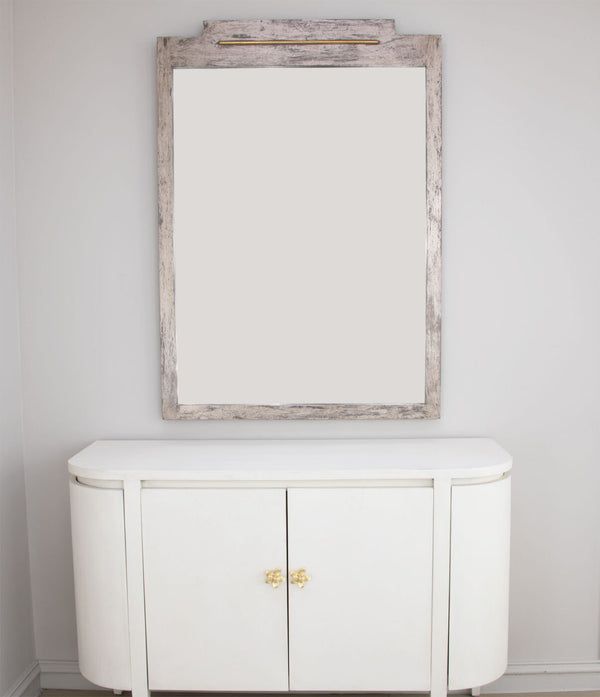 Zeugma Fm188 Elegant Large Mirror With Decorative Gold Accents, Perfect For Traditional Home Decor Showcase Distressed Champagne Finish,Brown With Gold Leaf Wood And Mirror Fm188 Champagne And Gold