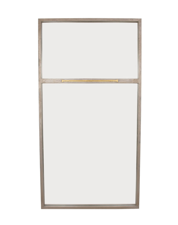 Zeugma Fm193 Elegant Large Decorative Mirror With Premium Metal Frame For Stunning Home Decor Enhancement Distressed Champagne Finish With Gold Leaf Metal And Mirror Fm193 Champagne & Gold