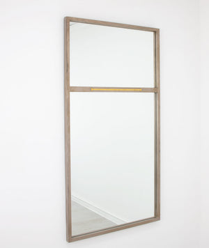 Zeugma Fm193 Elegant Large Decorative Mirror With Premium Metal Frame For Stunning Home Decor Enhancement Distressed Champagne Finish With Gold Leaf Metal And Mirror Fm193 Champagne & Gold