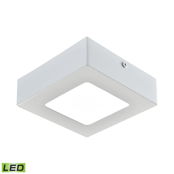 Thomas Lighting Warwick Square Flush Mount LED Downlight Matte White Dimmable Ceiling Fixture FML6125-AC-30