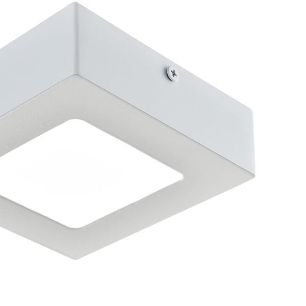 Thomas Lighting Warwick Square Flush Mount LED Downlight Matte White Dimmable Ceiling Fixture FML6125-AC-30