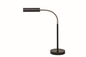 House Of Troy Fusion Flex Task Table Lamp With Usb Port - Stylish Satin Nickel Gooseneck Design For Modern Spaces Black,Satin Nickel Metal Fn150-blk/Sn