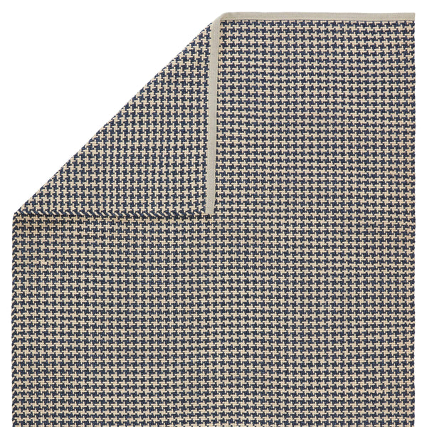 Jaipur Living Jaipur Living Houndz Polypropylene Trellis Rug Houndstooth Indoor Outdoor Patio Dark Blue 5'X8' RUG145933