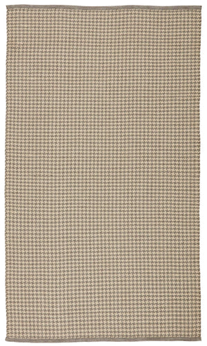 Jaipur Living Jaipur Living Houndz Polypropylene Trellis Rug Houndstooth Indoor Outdoor Patio Light Gray 2'X3' RUG147153