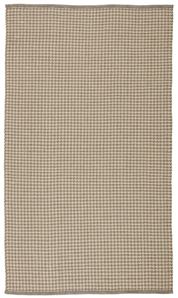 Jaipur Living Jaipur Living Houndz Polypropylene Trellis Rug Houndstooth Indoor Outdoor Patio Light Gray 2'X3' RUG147153