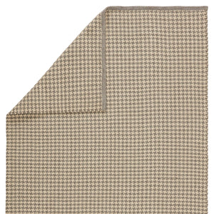 Jaipur Living Jaipur Living Houndz Polypropylene Trellis Rug Houndstooth Indoor Outdoor Patio Light Gray 2'X3' RUG147153