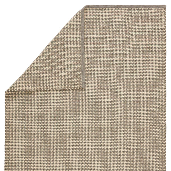 Jaipur Living Jaipur Living Houndz Polypropylene Trellis Rug Houndstooth Indoor Outdoor Patio Light Gray 2'X3' RUG147153