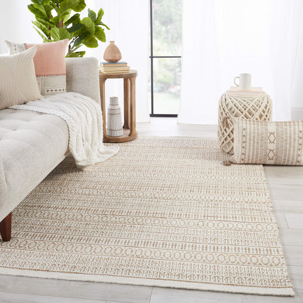Jaipur Living Jaipur Living Handwoven Wool Jute Flatweave Trellis Rug for Modern Spaces RUG149554