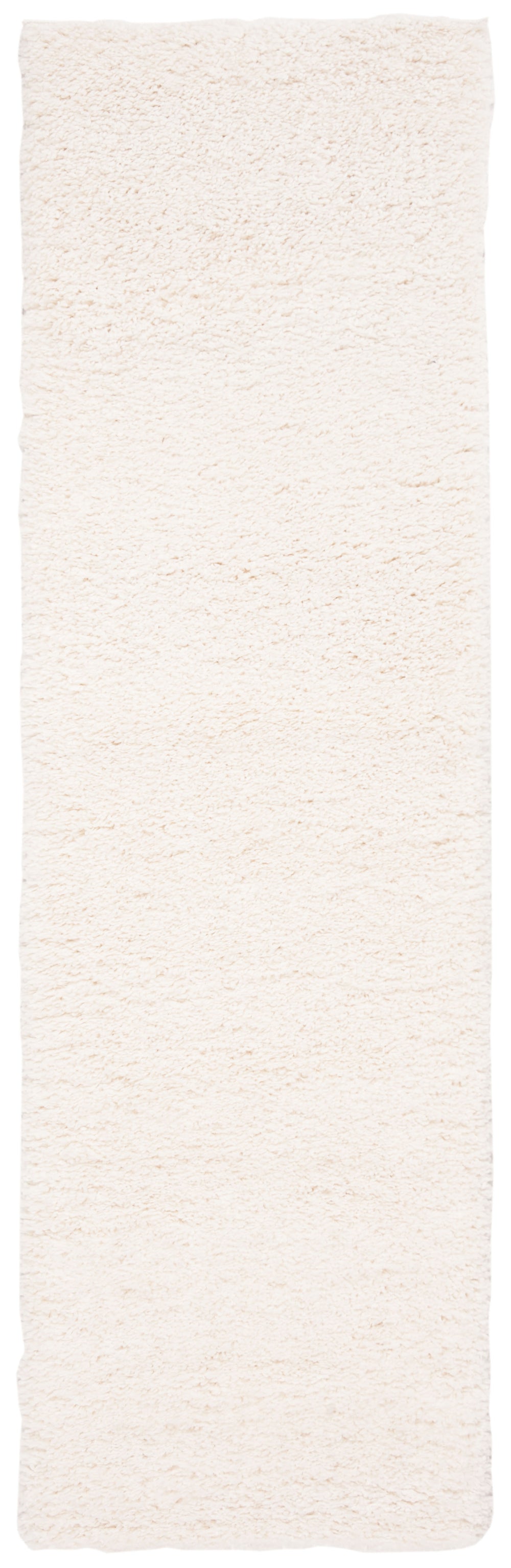 Safavieh Fontana Ivory Round Shag Rug — 2" Plush Pile, Power-Loomed In Turkey For Cozy, Durable Comfort 3'-0" x 3'-0" FNT800A-3R