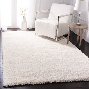 Safavieh Fontana Plush Ivory Shag Rug — Deep Pile Flokati Texture, Durable Power‑Loomed Comfort For Cozy Rooms 3'-0" x 3'-0" FNT800A-3SQ