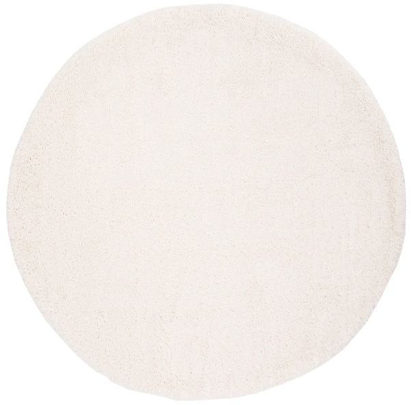 Safavieh Fontana Plush Ivory Shag Rug — Deep Pile Flokati Texture, Durable Power‑Loomed Comfort For Cozy Rooms 3'-0" x 3'-0" FNT800A-3SQ