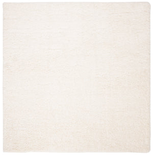 Safavieh Fontana Ivory Round Shag Rug — 2" Plush Pile, Power-Loomed In Turkey For Cozy, Durable Comfort 3'-0" x 3'-0" FNT800A-3R