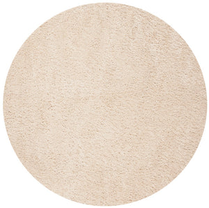 Safavieh Fontana Luxurious Shag Area Rug - Plush Texture And Elegant Design For Cozy Home Décor Spaces Creme Polypropylene Pile Fnt800b-3r