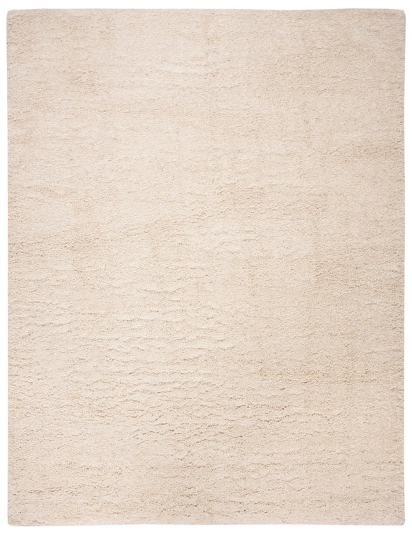Safavieh Fontana Luxurious Shag Area Rug - Plush Texture And Elegant Design For Cozy Home Décor Spaces Creme Polypropylene Pile Fnt800b-3r