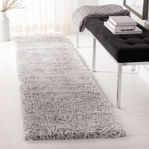 Safavieh Fontana Luxurious Shag Area Rug - Plush Texture And Elegant Design For Cozy Home Décor Spaces Grey Polypropylene Pile Fnt800f-214
