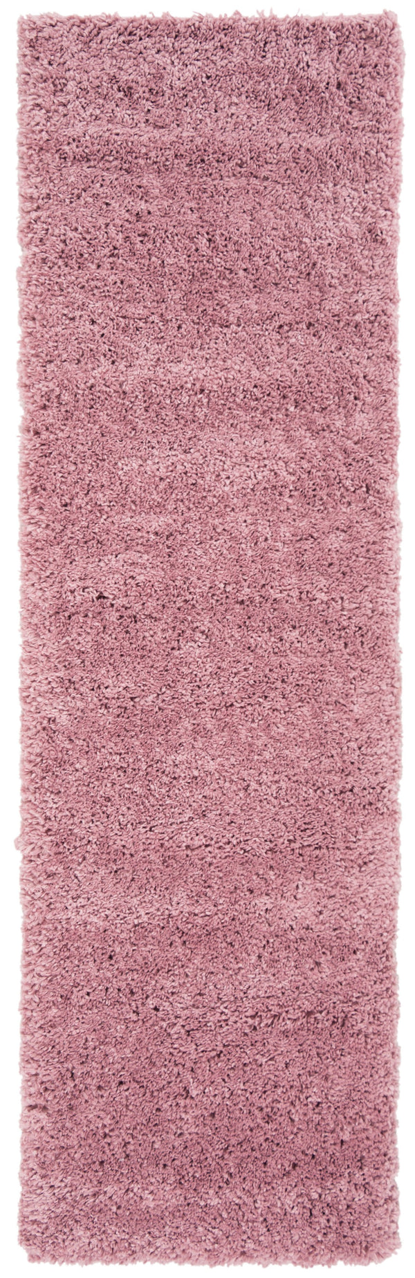Safavieh Fontana Plush Pink Shag Rug 2'3" X4' Power-Loomed Turkey 2" Pile Polypropylene Jute Blend Cozy Accent FNT800U-24