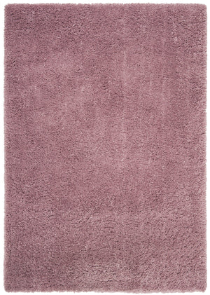 Safavieh Fontana Plush Pink Shag Rug 2'3" X4' Power-Loomed Turkey 2" Pile Polypropylene Jute Blend Cozy Accent FNT800U-24