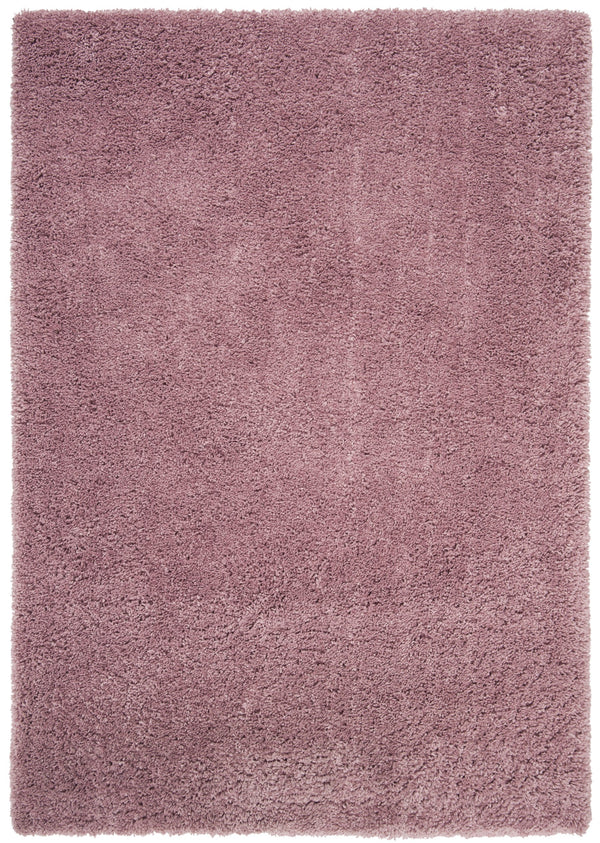 Safavieh Fontana Plush Pink Shag Rug 2'3" X4' Power-Loomed Turkey 2" Pile Polypropylene Jute Blend Cozy Accent FNT800U-24