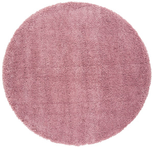 Safavieh Fontana Plush Pink Shag Rug 2'3" X4' Power-Loomed Turkey 2" Pile Polypropylene Jute Blend Cozy Accent FNT800U-24